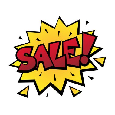 Çizgi roman harfi vay canına. Duygusal metin indirimli komik konuşma balonu. Beyaz arka planda izole edilmiş retro pop sanat tarzında parlak dinamik karikatür çizimi. Çizgi roman metin ses efektleri