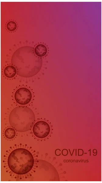 Penyakit Coronavirus Covid Dan Coronavirus Influenza Background Coronavirus 2019 Ncov — Stok Foto