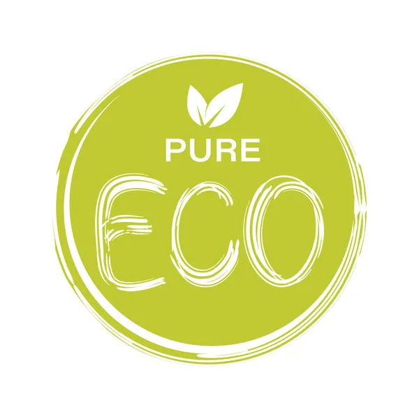 Amblem, paketler, doğal ürünler ve sağlıklı besin stokları için imza. Vegan, çiğ, sağlıklı gıda rozetleri, kafe, restoran, ürün ambalajları vs. Yuvarlak çerçeveli sağlıklı gıda mektupları. Vektör