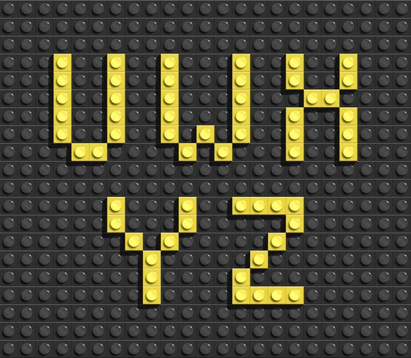 Sarı harfler alfabesinin lego tuğla arka bina Black. lego tuğla harfler. Lego alfabesi