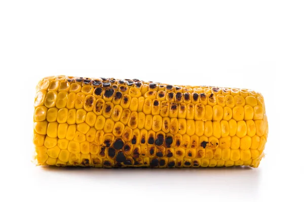 Grilled Sweet Corn Isolated White Background — Stock Photo, Image