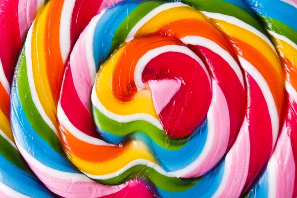 Colorful Lollipop Background Top View Close — Stock Photo, Image