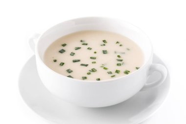 Kasede Fransız vichyssoise çorbası