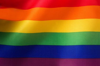 Lgtb veya gökkuşağı bayrağı. Gay gurur bayrağı.
