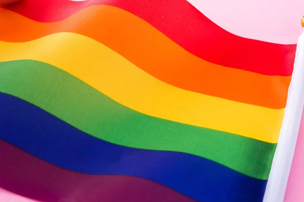 Lgtb Regenboog Vlag Gay Pride Vlag — Stockfoto