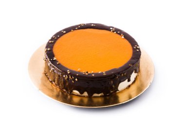 San Marcos veya Massini kek beyaz arka plan izole