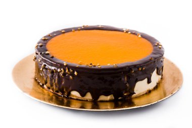 San Marcos veya Massini kek beyaz arka plan izole