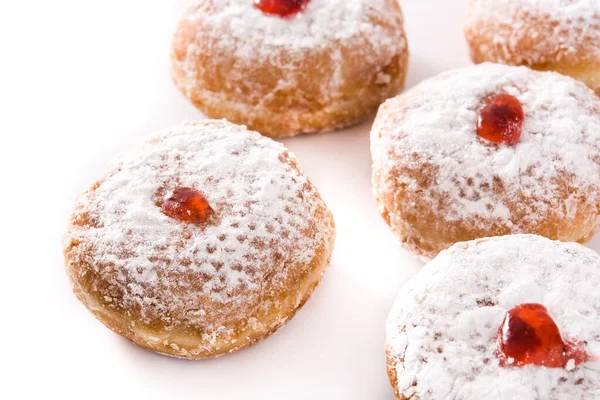 Hanukkah Sufganiyot Ciambelle Ebraiche Tradizionali Hanukkah — Foto Stock