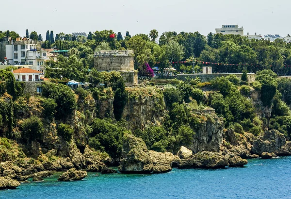 Antalya Turkey Juni 2018 View Den Gamla Staden Kaleici Antalya — Stockfoto