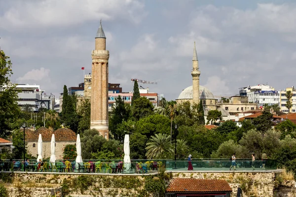 Antalya Turquie Juin 2018 Vue Mosquée Dans Vieille Ville Kaleici — Photo
