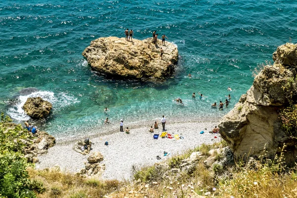 Antalya Turkey Czerwca 2018 Views Wybrzeża Plaży Mieście Antalya — Zdjęcie stockowe