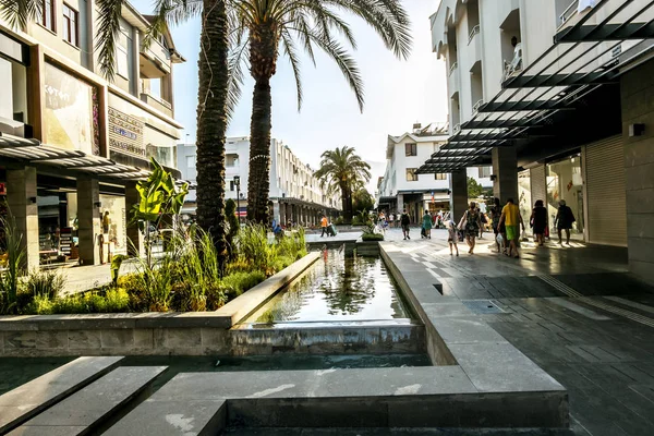 Kemer Turkey June 2018 View Shopping Tourist Street Kemer Turkey — Stock Photo, Image