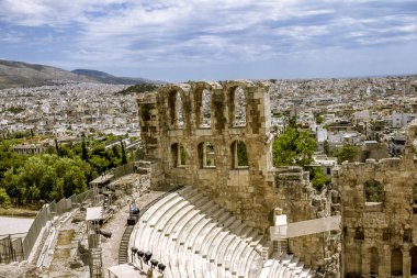 Amfitiyatro Görünümü - A'da Herodes Atticus Odeon