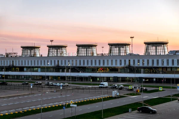 San Petersburgo Rusia Mayo 2020 Aeropuerto Internacional Pulkovo Durante Pandemia — Foto de Stock