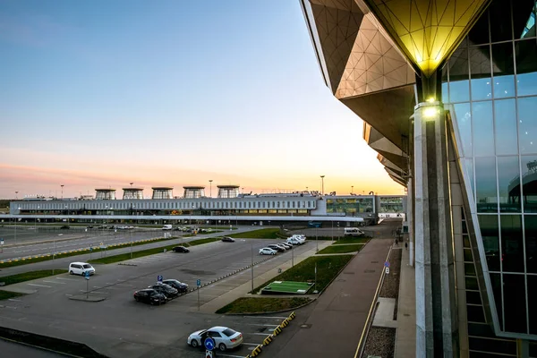 San Petersburgo Rusia Mayo 2020 Aeropuerto Internacional Pulkovo Durante Pandemia — Foto de Stock