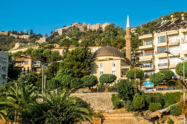 Alania Hindi 2020 Türkiye Nin Alanya Kentindeki Dağdaki Cami Antik — Stok fotoğraf