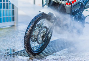 Motosiklet araba yıkama motosiklet büyük bisiklet köpük Enjeksiyon ile temizlik