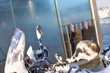 Motosiklet araba yıkama motosiklet büyük bisiklet köpük Enjeksiyon ile temizlik