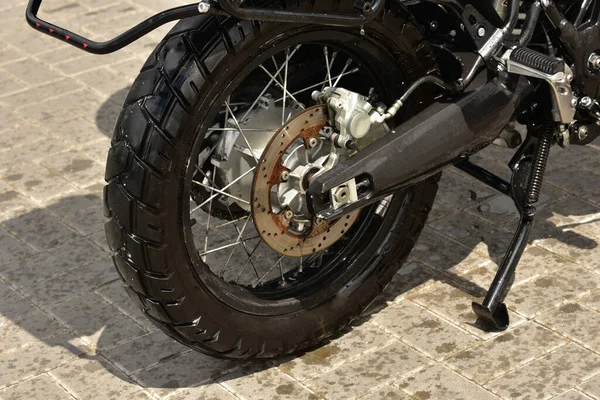 Motorrad Autowäsche Motorrad Big Bike Reinigung Mit Schaumstoffinjektion Make More — Stockfoto