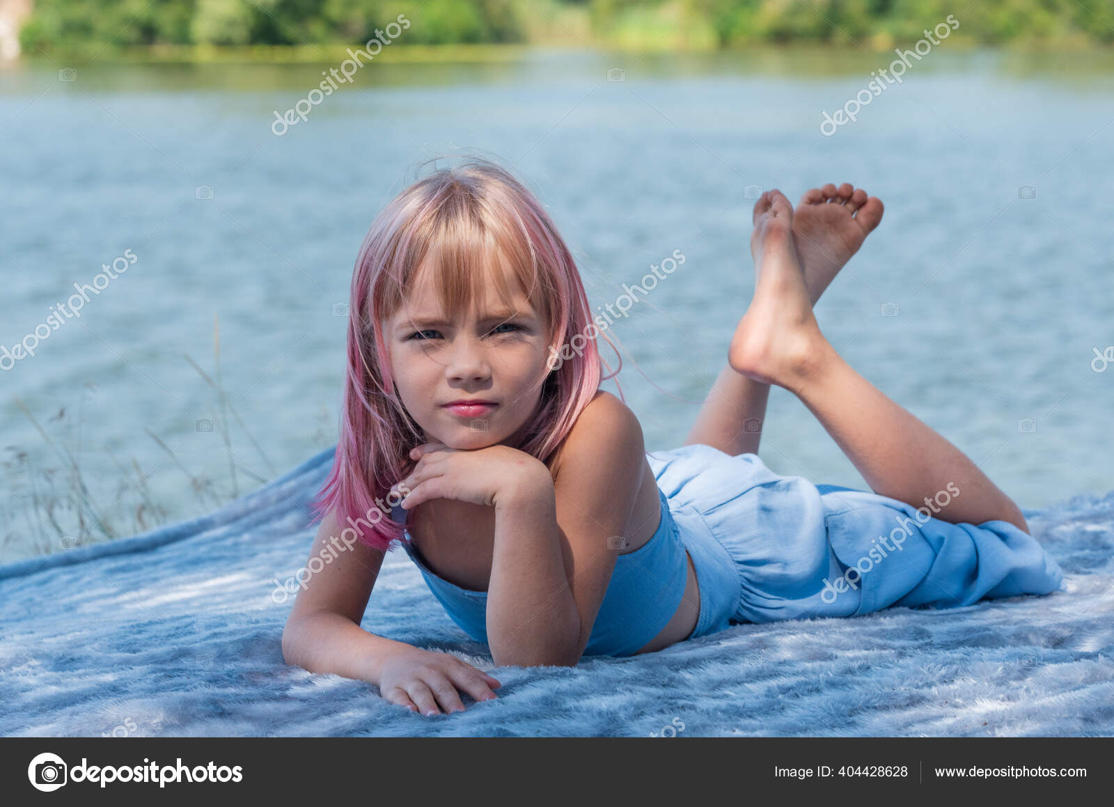 Portrait of a Cute 8 Year Old Girl Stock Image - Image of portrait, cute:  49996809