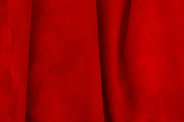 Темно Красный Матовый Фон Замшевой Ткани Крупным Планом Бархатная Текстура — стоковое фото