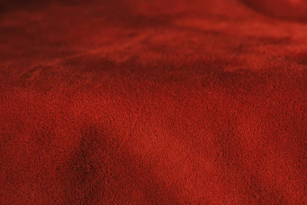 Roter Matter Hintergrund Aus Wildleder Nahaufnahme Samt Textur Aus Nahtlosem — Stockfoto