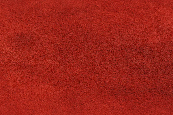 Red Matte Background Suede Fabric Closeup Velvet Texture Seamless Leather — Stock Photo, Image