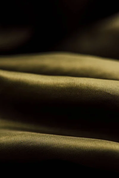 橄榄绿面料面料质感 绿布背景质感 绿色织物的结构 — 图库照片