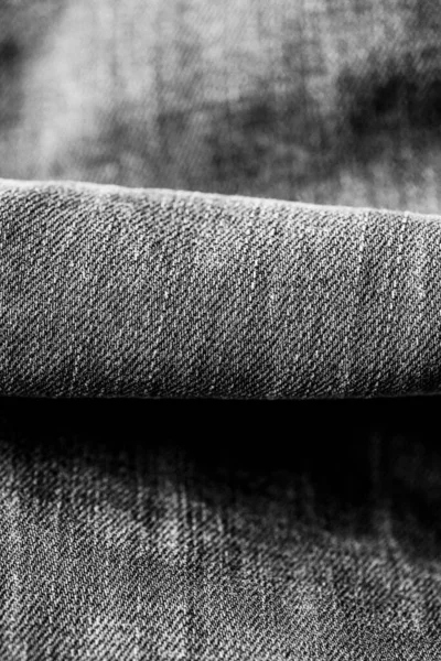 Textura Tela Mezclilla Negro Textura Patrón Tela Mezclilla Vaqueros Negros — Foto de Stock
