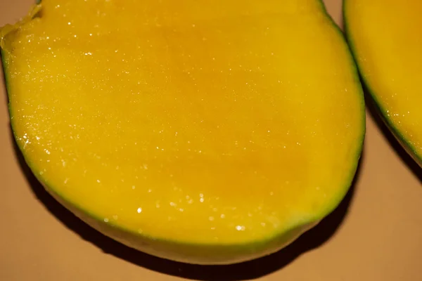 Fresh Organic Mango Product Cutaway Fruit Mango Cutaway Healthy Food — Stock Photo, Image