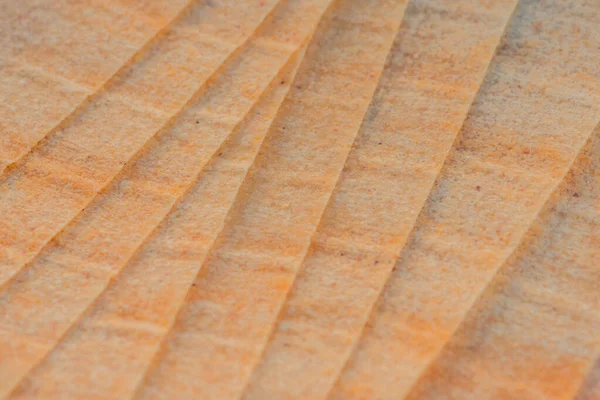 Pacote Chips Retangulares Fichas Retangulares Fotografia Macro Batatas Fritas — Fotografia de Stock