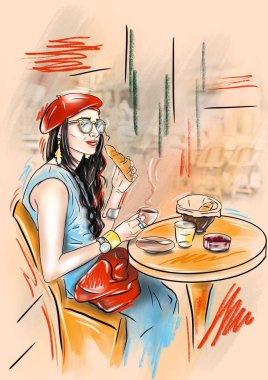 Paris Kahvaltı, kahve kahvaltı