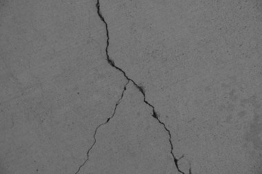 Los Angeles sokaklarında betonda çatlak. İç tasarım için arka plan.