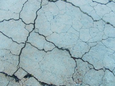 Los Angeles sokaklarında betonda çatlak. İç tasarım için arka plan.