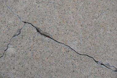 Los Angeles sokaklarında betonda çatlak. İç tasarım için arka plan.