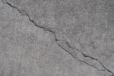 Los Angeles sokaklarında betonda çatlak. İç tasarım için arka plan.
