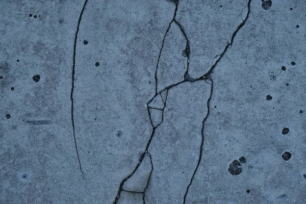 Crack Betonie Ulicach Los Angeles Tło Dla Wystroju Wnętrz — Zdjęcie stockowe