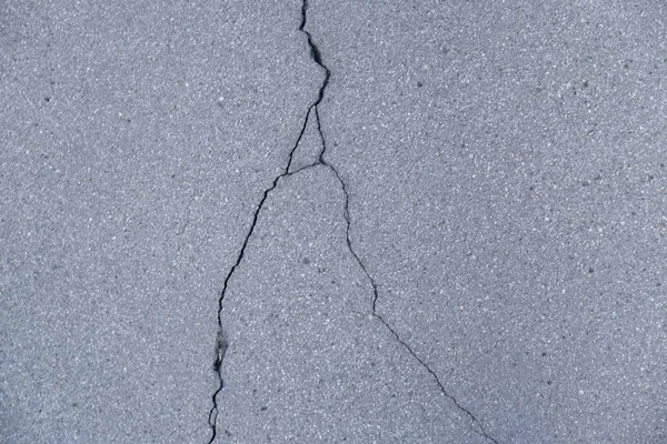 Crack in concrete on the streets of Los Angeles. Background for interior design.