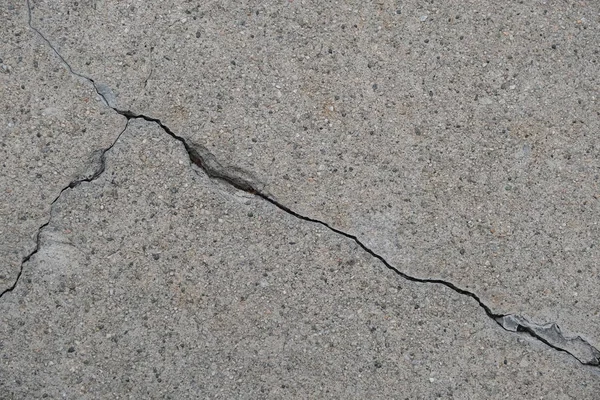 Crack in concrete on the streets of Los Angeles. Background for interior design.