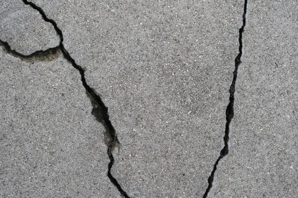 Crack in concrete on the streets of Los Angeles. Background for interior design.