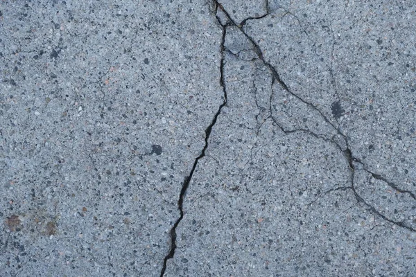 Crack in concrete on the streets of Los Angeles. Background for interior design.