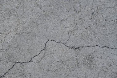 Los Angeles sokaklarında betonda çatlak. İç tasarım için arka plan.