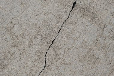 Los Angeles sokaklarında betonda çatlak. İç tasarım için arka plan.