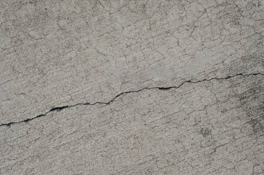 Los Angeles sokaklarında betonda çatlak. İç tasarım için arka plan.