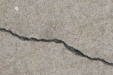 Los Angeles sokaklarında betonda çatlak. İç tasarım için arka plan.