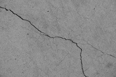 Los Angeles sokaklarında betonda çatlak. İç tasarım için arka plan.