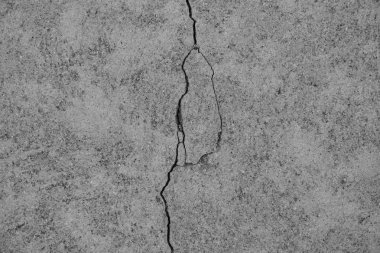Los Angeles sokaklarında betonda çatlak. İç tasarım için arka plan.
