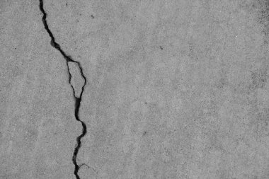 Los Angeles sokaklarında betonda çatlak. İç tasarım için arka plan.