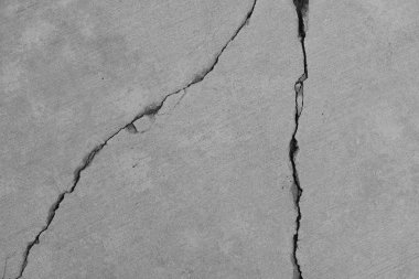 Los Angeles sokaklarında betonda çatlak. İç tasarım için arka plan.