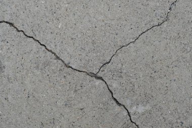 Los Angeles sokaklarında betonda çatlak. İç tasarım için arka plan.